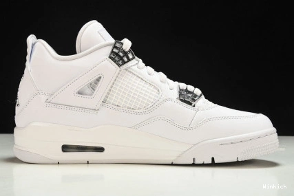 4 JORDAN RETRO AIR “PURE MENS WHITE MONEY” 308497-100 0805
